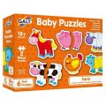 GALT Puzzle pre najmenších Zvieratká na farme, 6v1