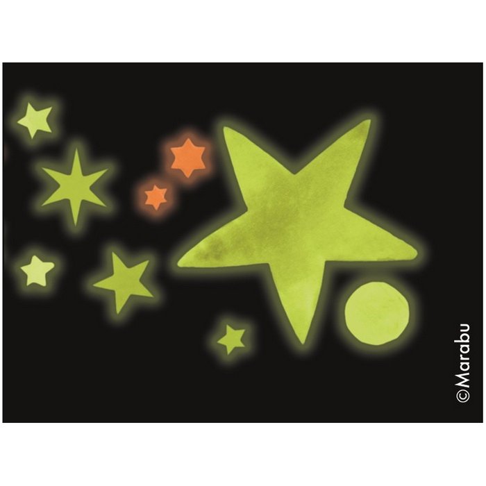 Marabu Svietiace farby Stars, sada 3 x 15 ml