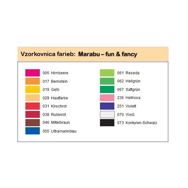 Marabu Window Color sada Monsters World, 3x25ml