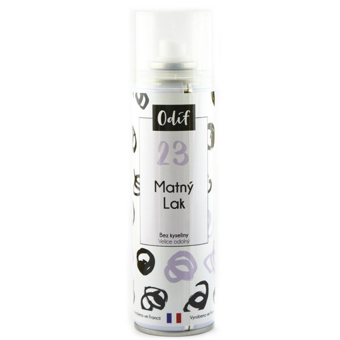 Odif 23 Matný lak v spreji, 250ml