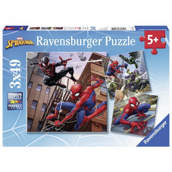 Ravensburger Puzzle Spiderman, 3x49 dielikov