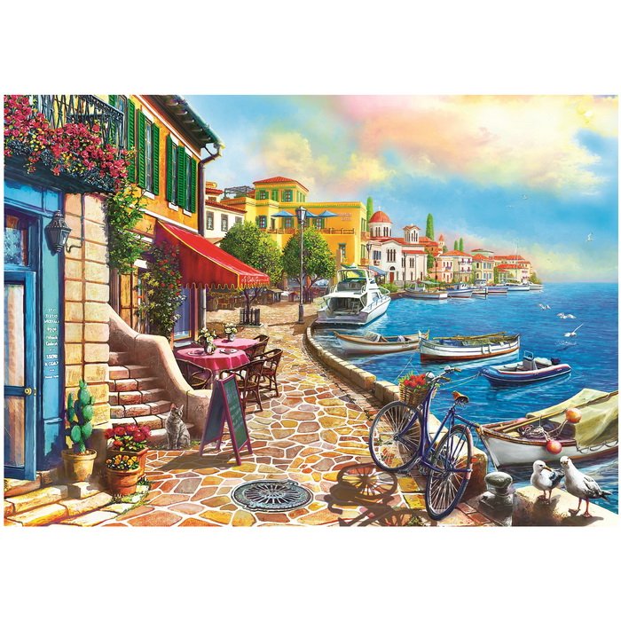 Trefl Puzzle Slnečné nábrežie, 1000 dielikov