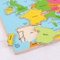 Bigjigs Toys Drevené puzzle Mapa Európy, 25 dielikov