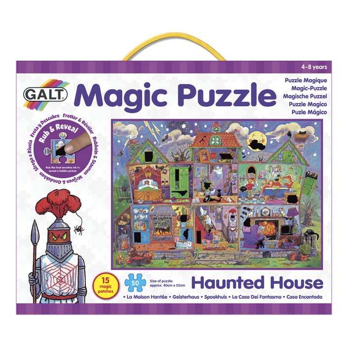 GALT Magické puzzle Strašidelný dom, 50 dielikov