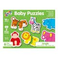 GALT Puzzle pre najmenších Zvieratka v džungli, 6v1