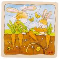 Goki Puzzle viacvrstvové Záhradka v roku, 53 dielikov