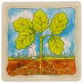 Goki Viacvrstvové puzzle Strom v roku, 44 dielikov