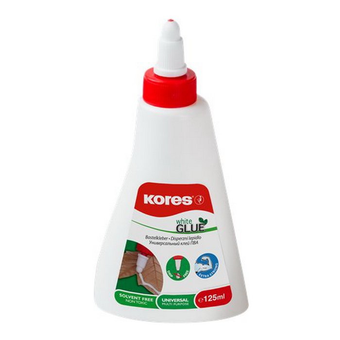 Kores Lepidlo White Glue, 125 ml