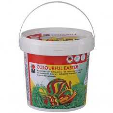 Marabu Mramorovacie farby Colourful Easter, sada 3 x 15 ml