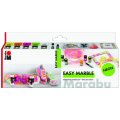 Marabu Mramorovacie farby Neon, sada 4 x 15 ml