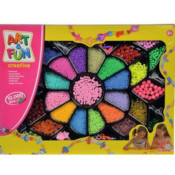 Simba Art&Fun Darčeková korálková súprava, 10.000 ks