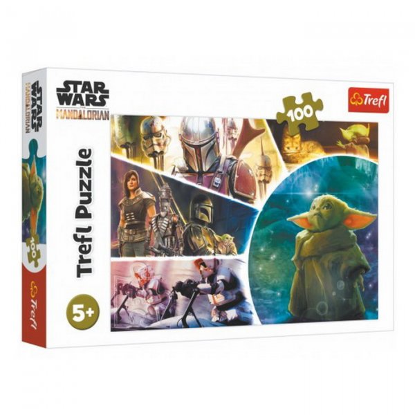 Trefl Puzzle Star Wars The Mandalorian, 100 dielikov