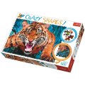 Trefl Puzzle Tvárou v tvár Tigrovi crazy shapes, 600 dielikov