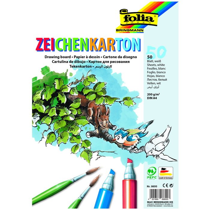 Výkresy na kreslenie A4 200g, 50 listov