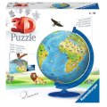 Ravensburger Detský glóbus 3D puzzle, 180 dielikov