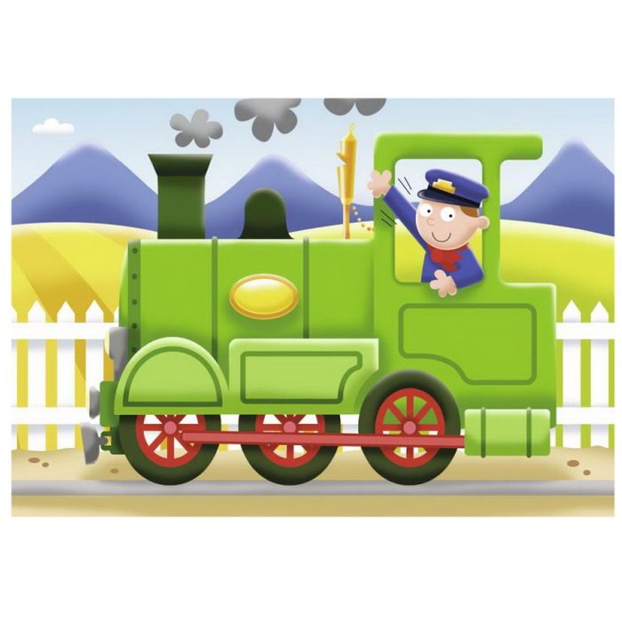 Ravensburger Moje prvé puzzle Dopravné prostriedky, 4v1