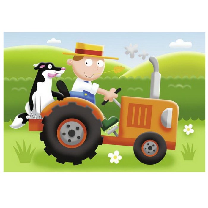 Ravensburger Moje prvé puzzle Dopravné prostriedky, 4v1