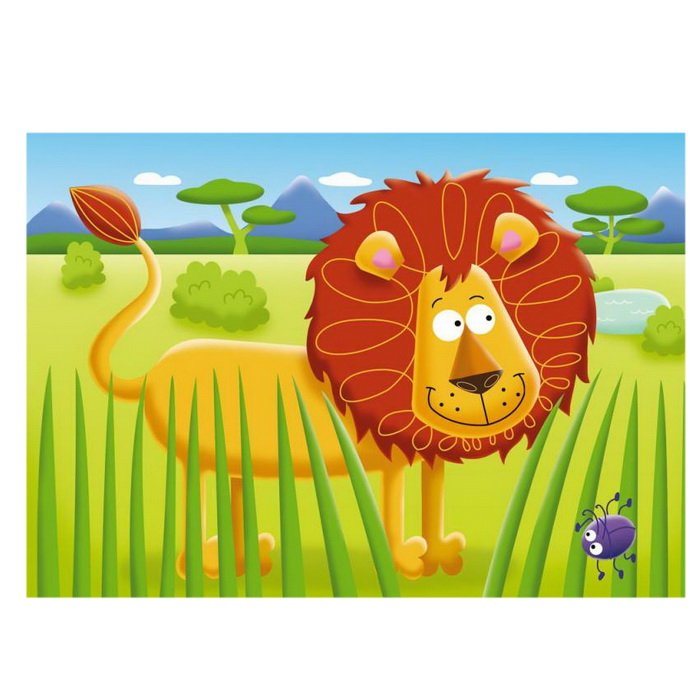 Ravensburger Moje prvé puzzle Safari, 4v1
