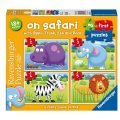 Ravensburger Moje prvé puzzle Safari, 4v1
