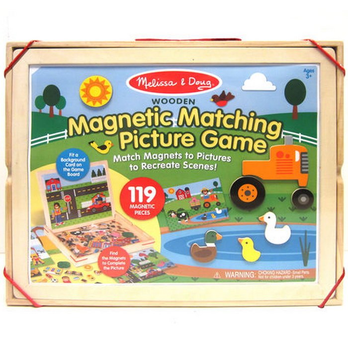 Školská sada drevené magnetické príbehy, 119 ks