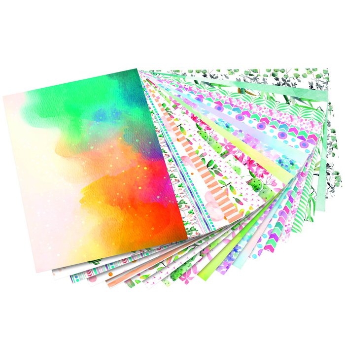 Kreatívny kartónová blok Aquarell A4+, 20 motívov