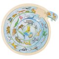 Goki Drevené puzzle Zvierací kruh, 27 dielikov