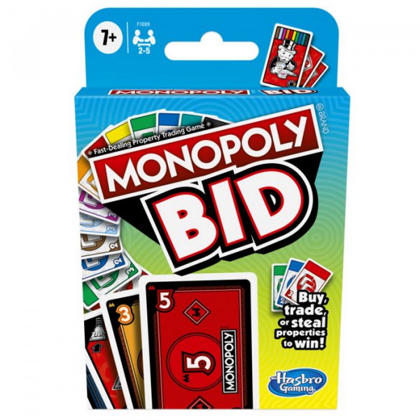 Hasbro Monopoly Bid - kartová hra
