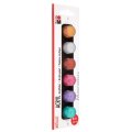 Marabu Acryl Paints set METALLIC, 6x3,5 ml