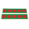 Montessori Drevené kruhy so zlomkami