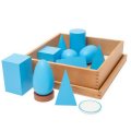 Montessori Geometrické telesá, 18 ks