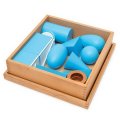 Montessori Geometrické telesá, 18 ks