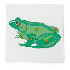 Montessori Puzzle Žaba, 6 dielikov