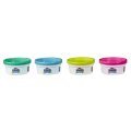 Play-Doh Modelovacia hmota Elastix, 4 kelímky
