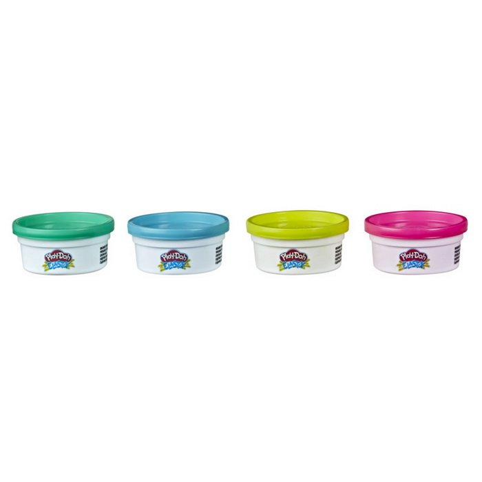 Play-Doh Modelovacia hmota Elastix, 4 kelímky