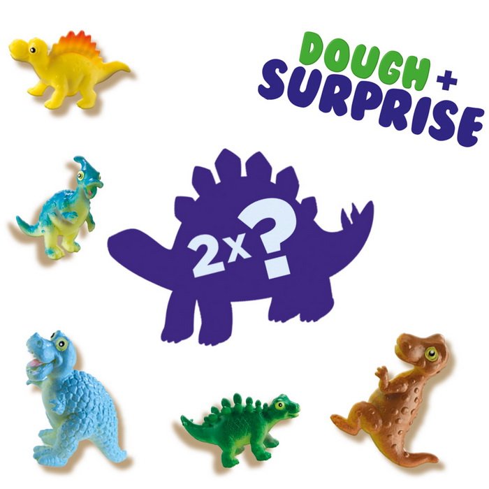 SES Creative Plastelína s prekvapením - Dinosaury