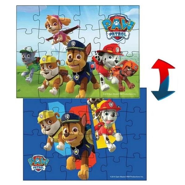 Spin Master Puzzle v plechovom kufríku 2v1, 24 dielikov