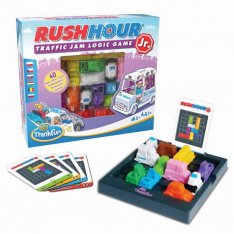 ThinkFun Logická hra Rush Hour Junior, 40 rébusov