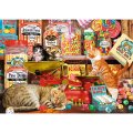 Trefl Puzzle Mačacie sladkosti, 1000 dielikov