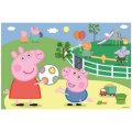 Trefl Puzzle Peppa Pig: Zábava s priateľmi, 60 dielikov