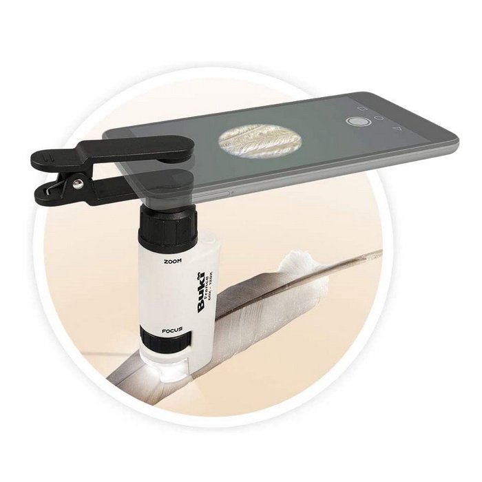 Buki Vreckový mikroskop Mini s klipom