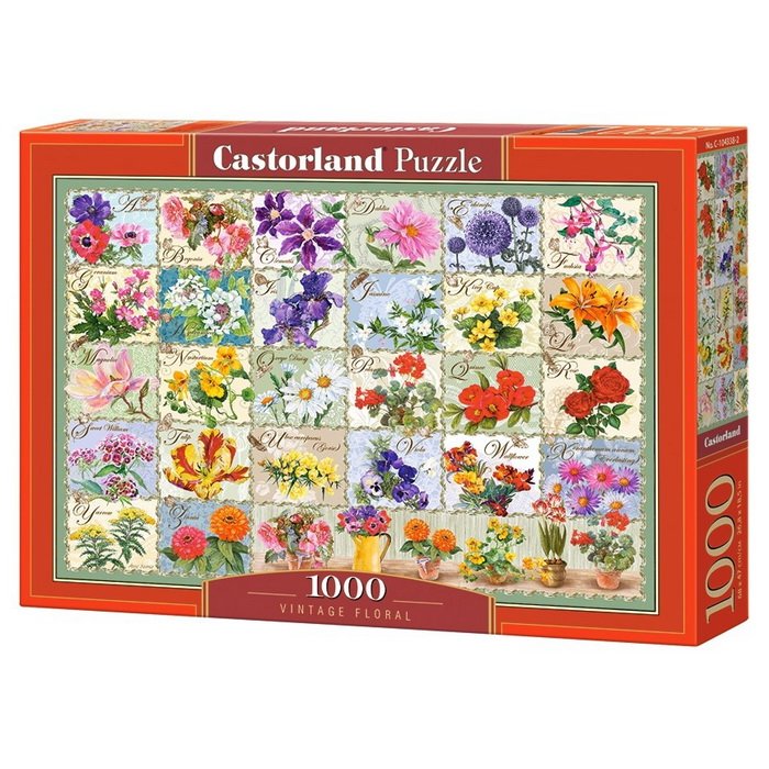 Castorland Puzzle Herbár kvetín, 1000 dielikov