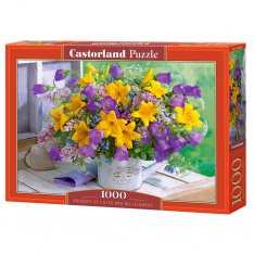 Castorland Puzzle Ľalie a Zvončeky, 1000 dielikov
