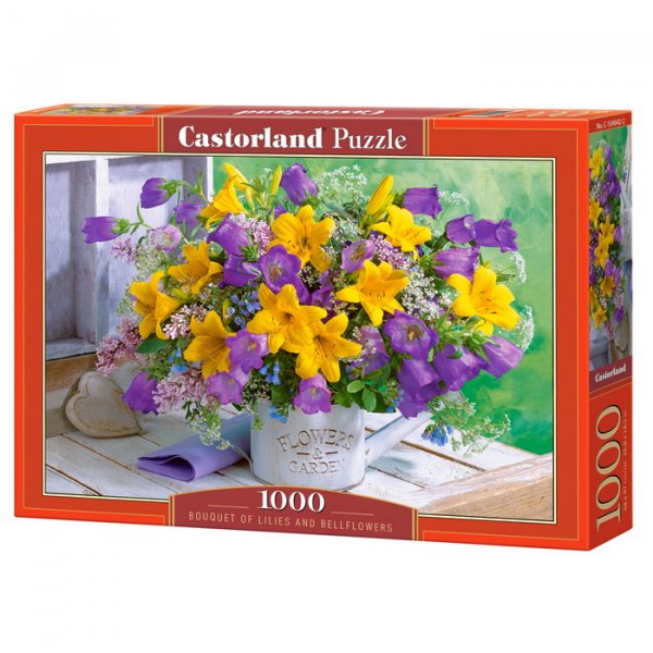 Castorland Puzzle Ľalie a Zvončeky, 1000 dielikov