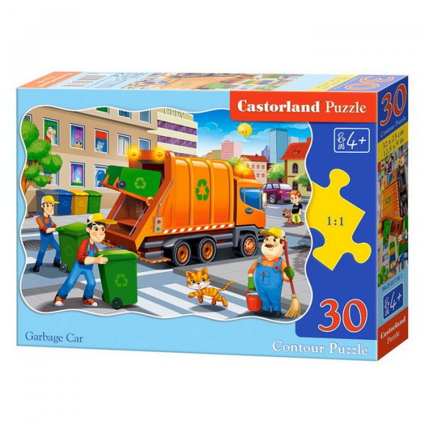 Castorland Puzzle Smetiarske auto, 30 dielikov