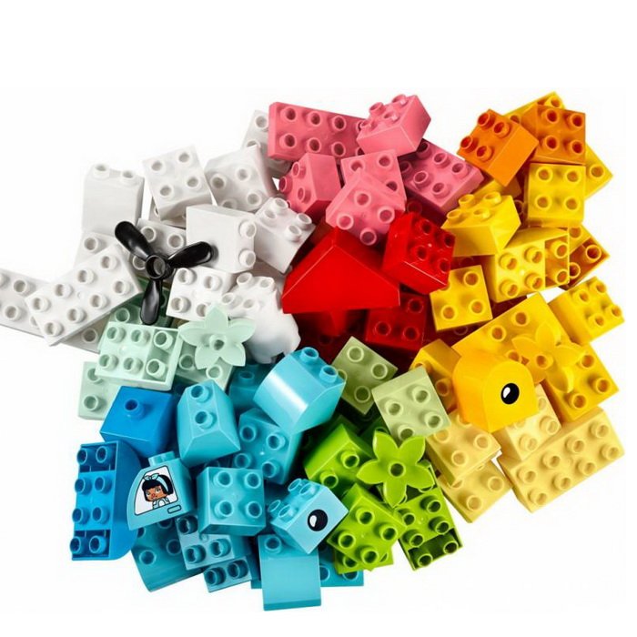 Duplo 10909 Box so srdiečkom, 80 ks