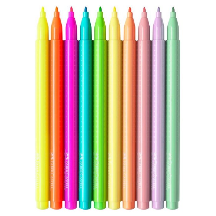 Faber Castell Fixky GRIP Neon + Pastel, 10 ks