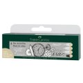 Faber Castell Pitt umelecké popisovače ČIERNA & BIELA, 4 ks