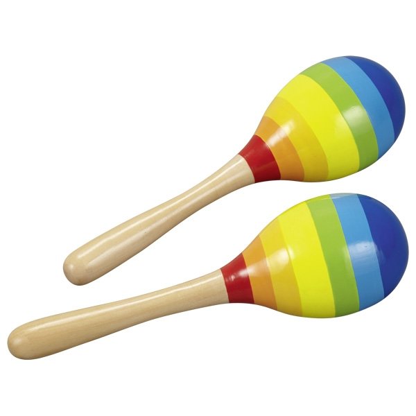 Goki Drevené maracas Dúha, pár