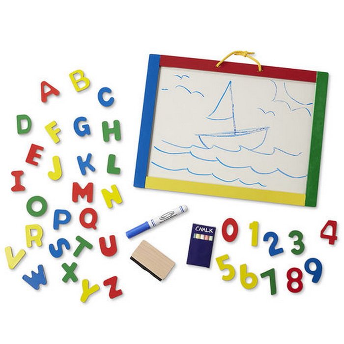 Melissa & Doug Obojstranná tabuľa 2v1