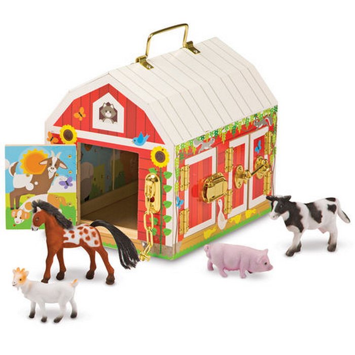Melissa & Doug - Prenosná stajňa so zámkami